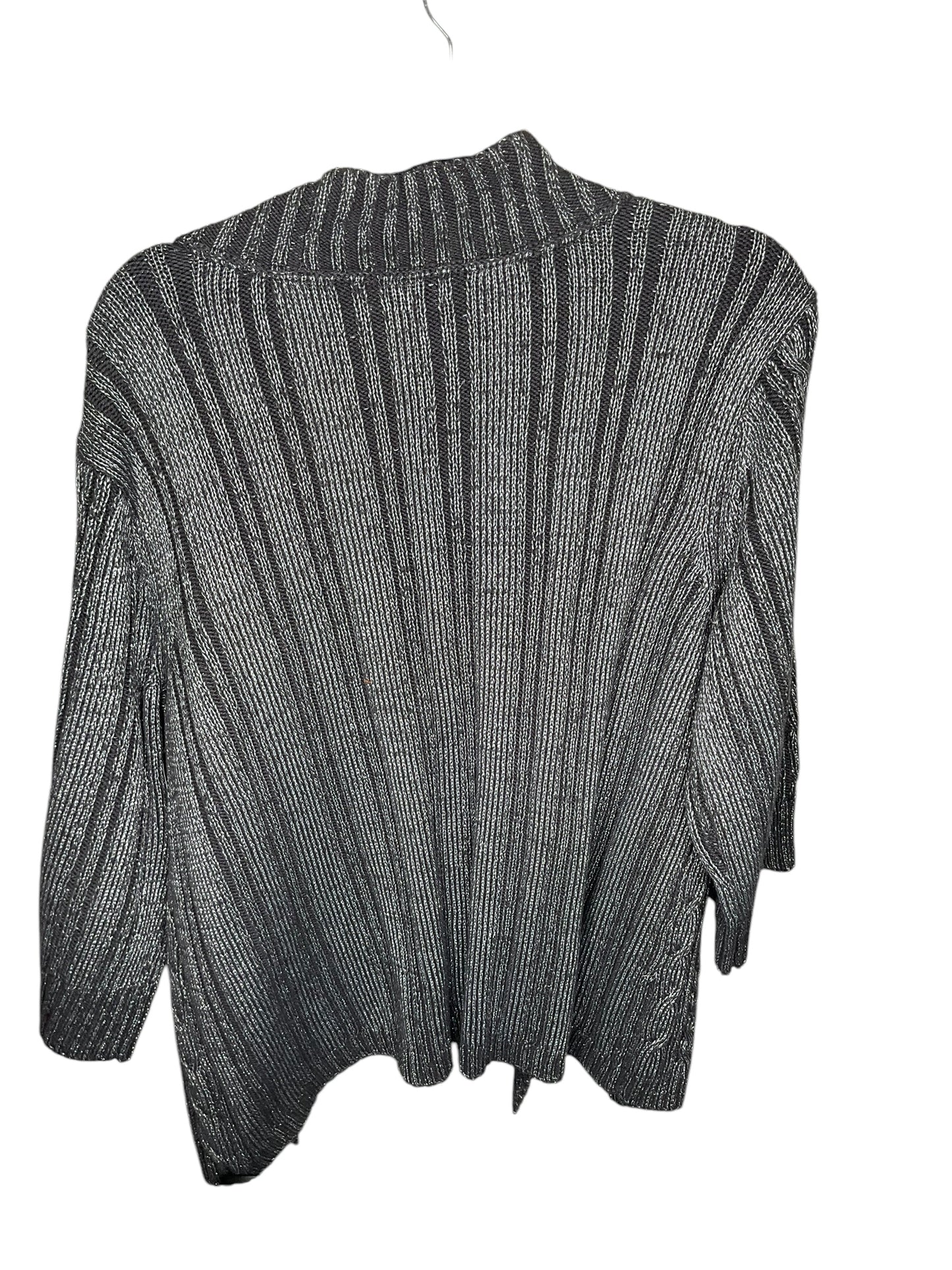 Cardigan By Charter Club In Grey, Size: 1x