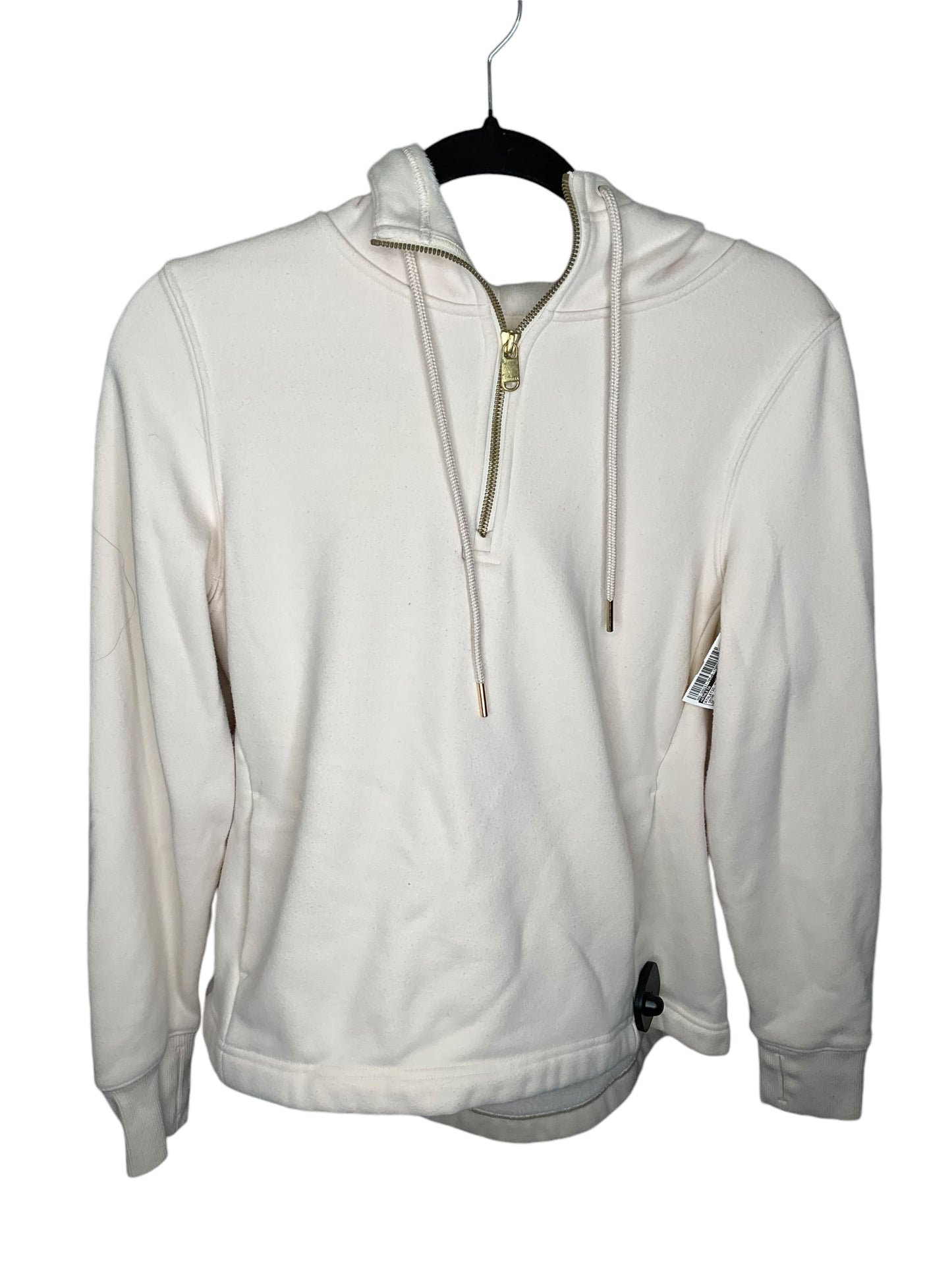 Athletic Top Long Sleeve Hoodie By Athleta In Cream, Size: Sp