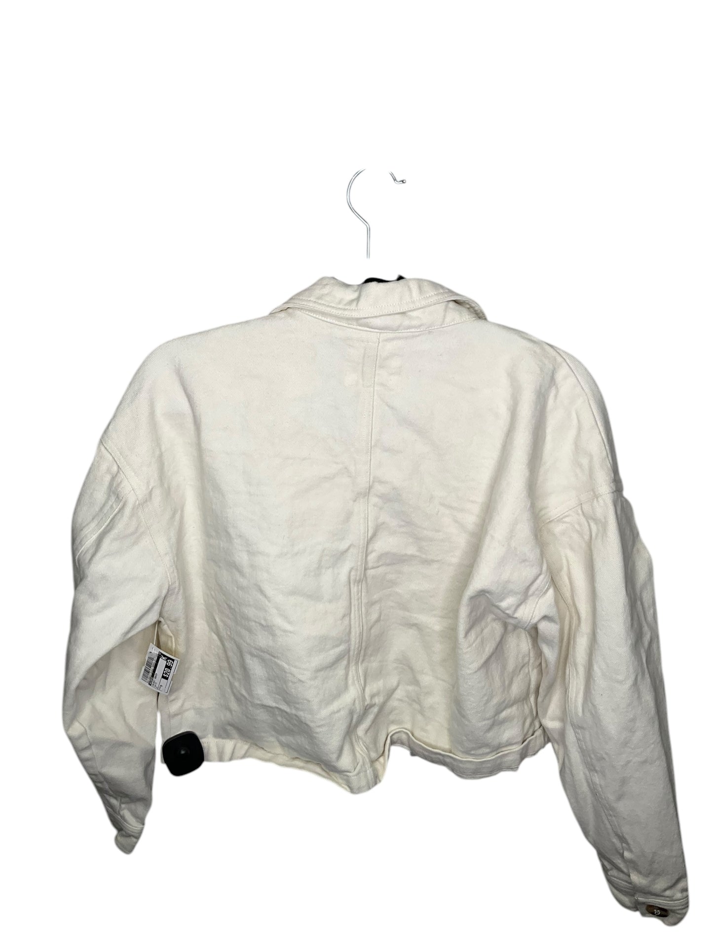 Jacket Denim By Elodie In White, Size: M