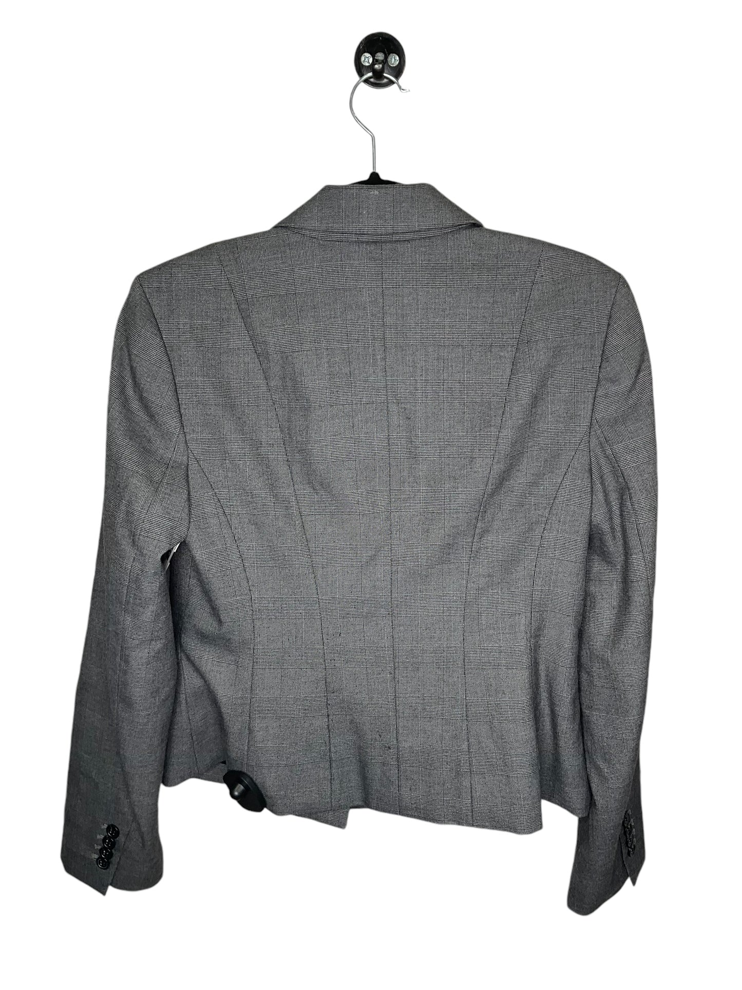 Blazer By Ann Taylor In Grey, Size: 10