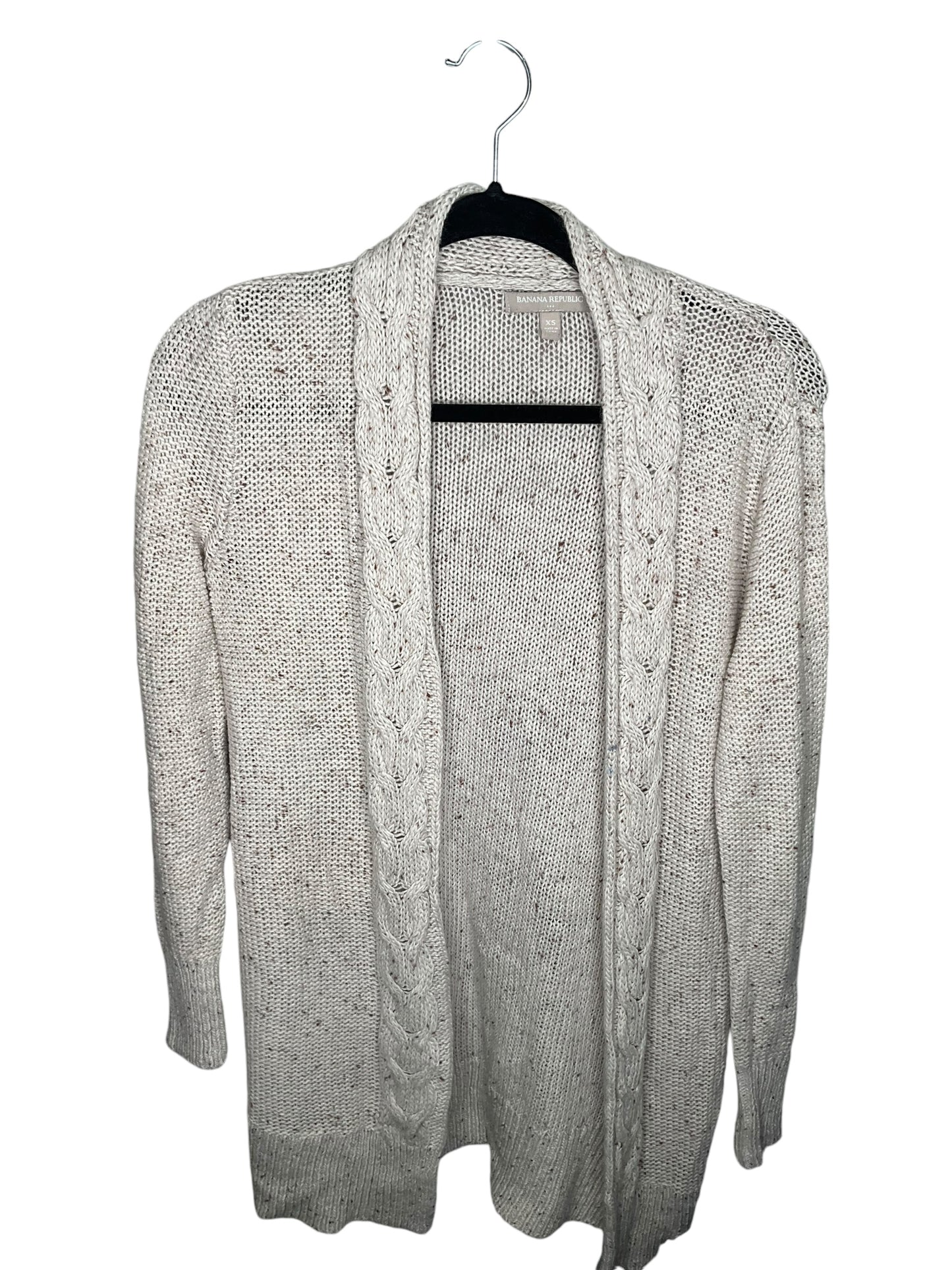 Cardigan By Banana Republic In Beige, Size: Xs