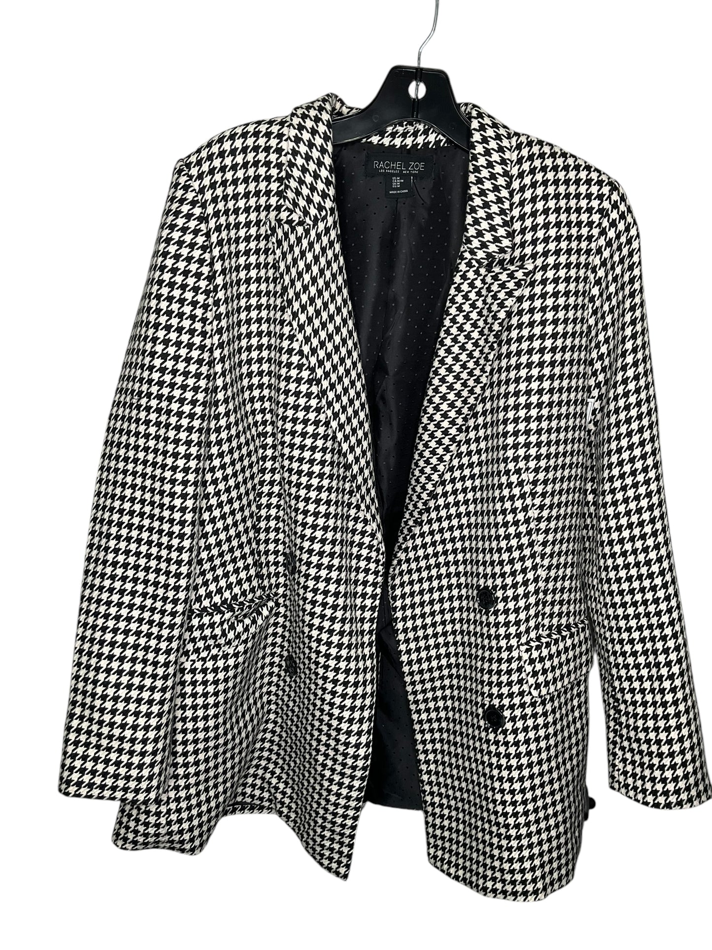 Blazer By Rachel Zoe In Black & White, Size: M