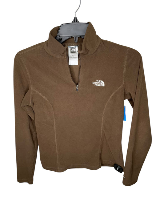Athletic Jacket By The North Face In Brown, Size: Xs