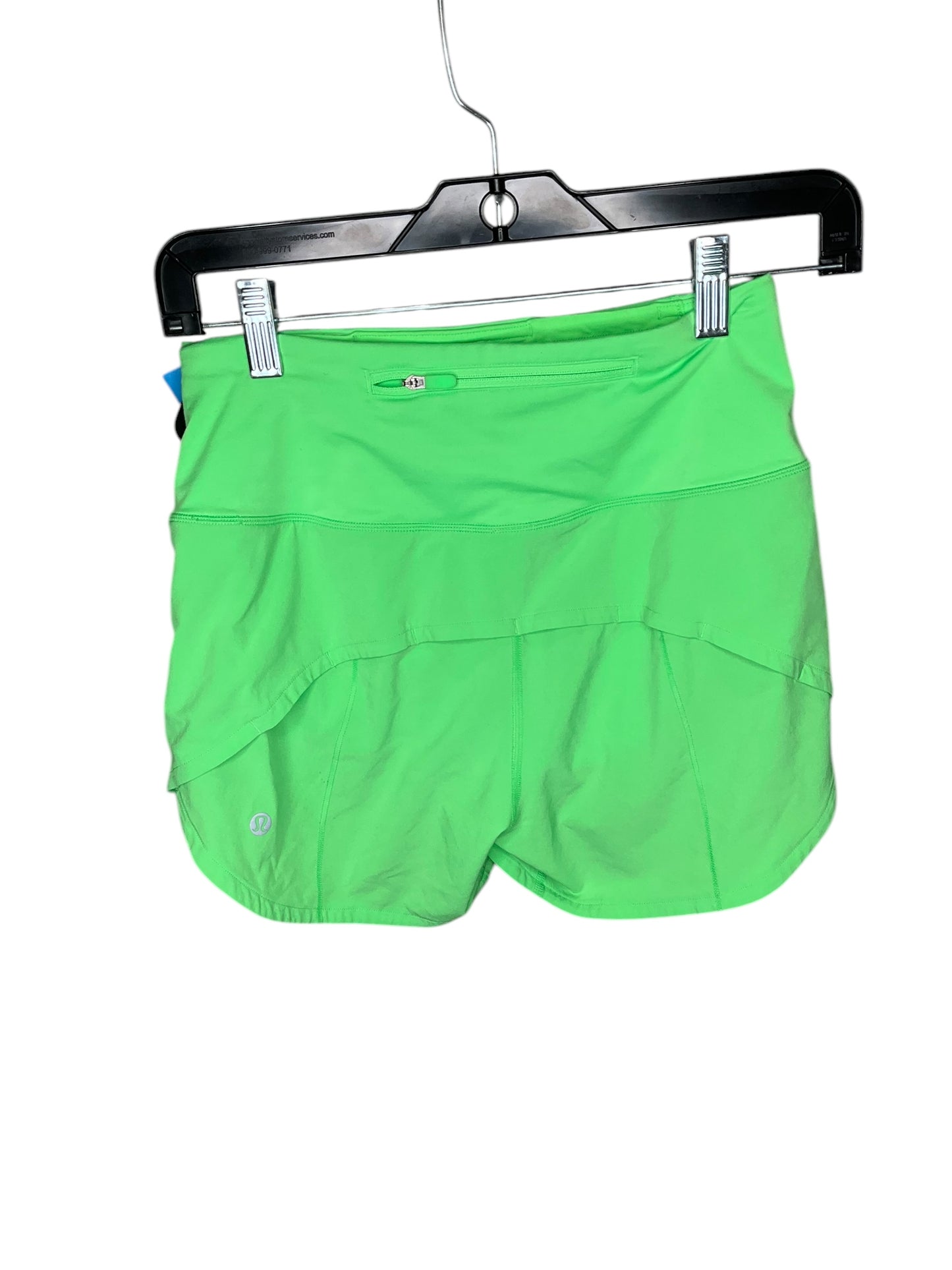 Athletic Shorts By Lululemon In Green, Size: 2