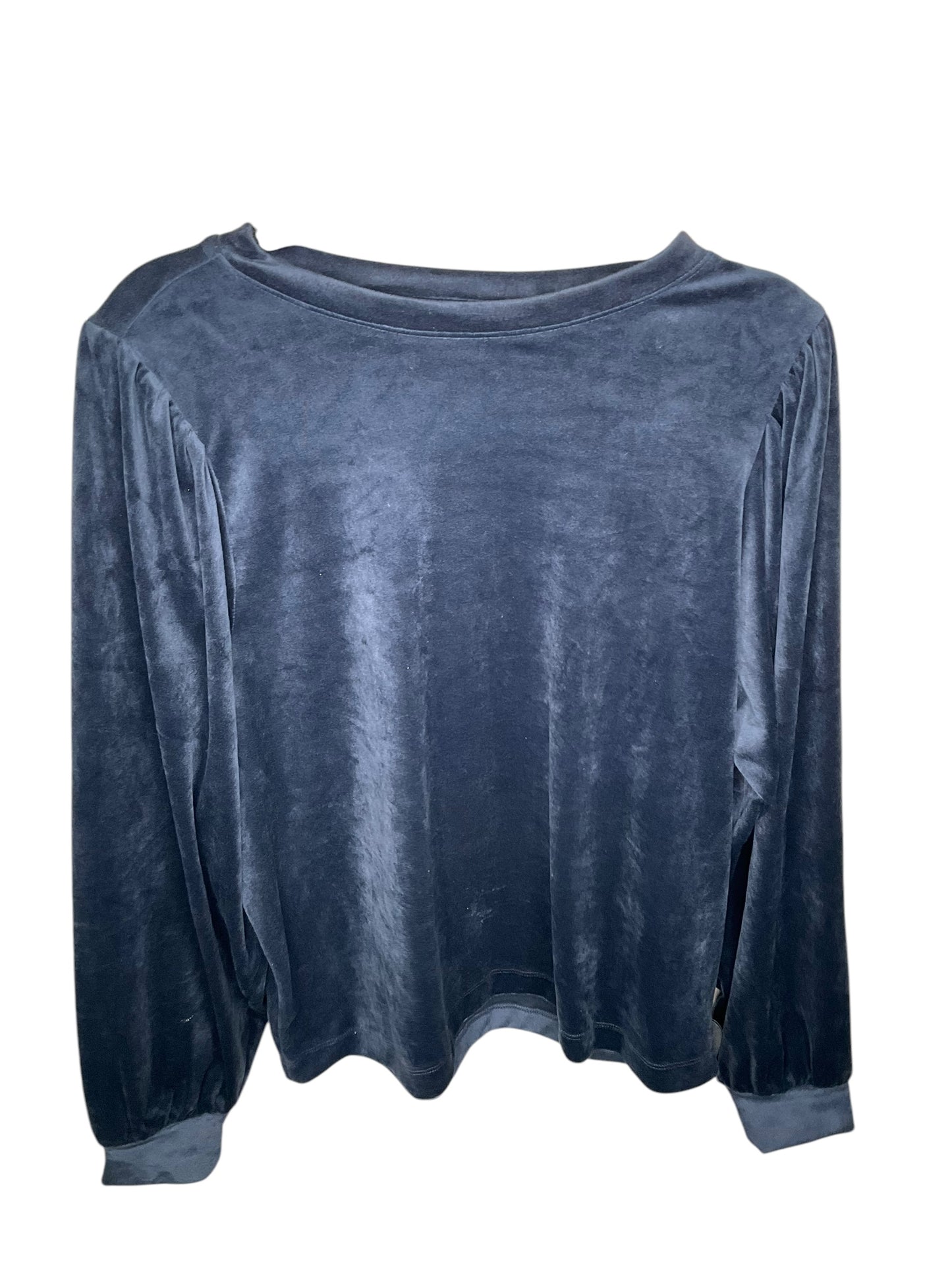 Top Long Sleeve By Loft In Blue, Size: L