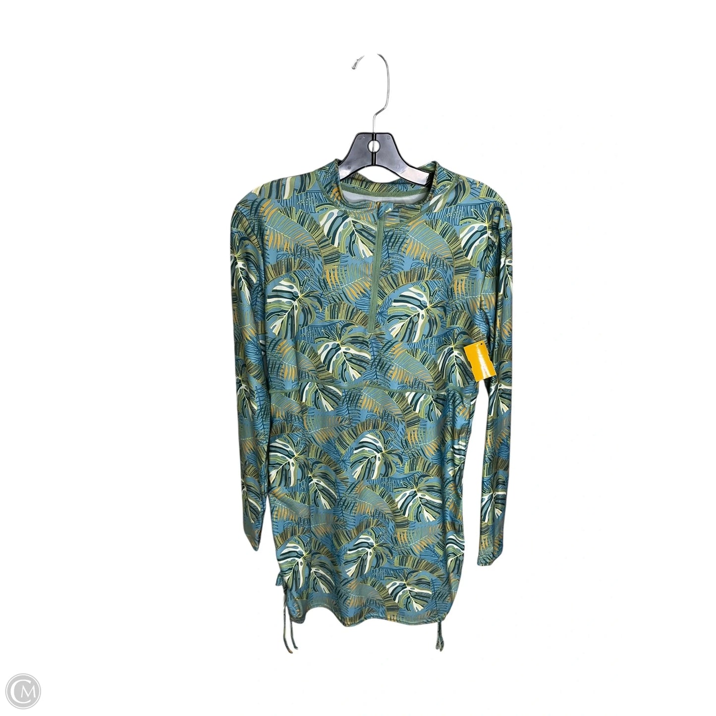 Swimwear Cover-up By Clothes Mentor In Aqua, Size: M
