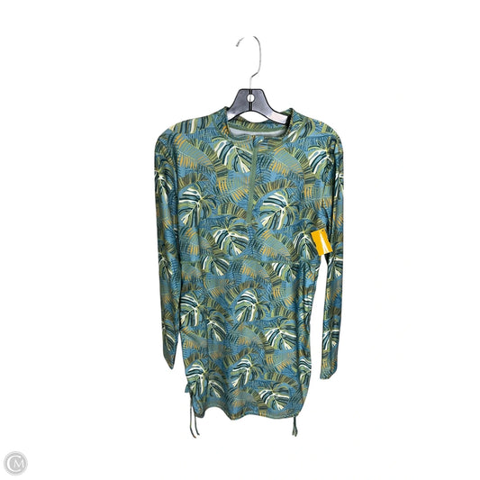 Swimwear Cover-up By Clothes Mentor In Aqua, Size: M