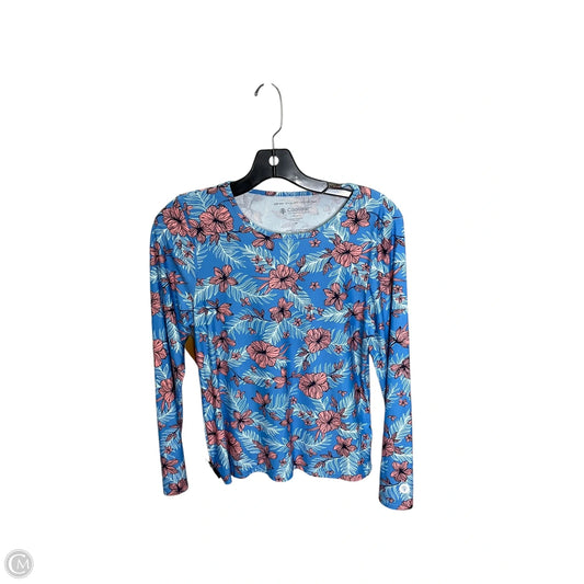 Tank Top By Clothes Mentor In Tropical Print, Size: L