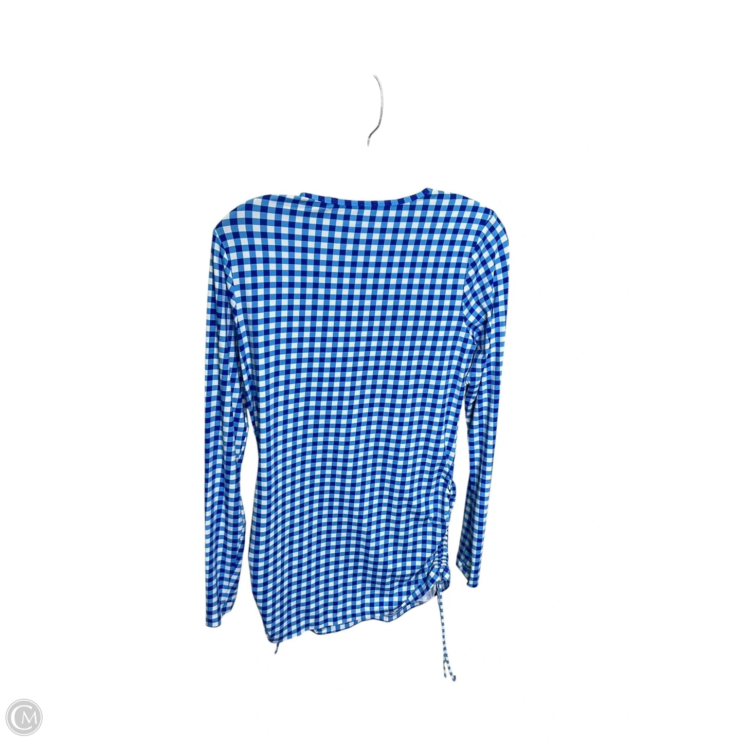 Swimwear Cover-up By Lands End In Plaid Pattern, Size: S