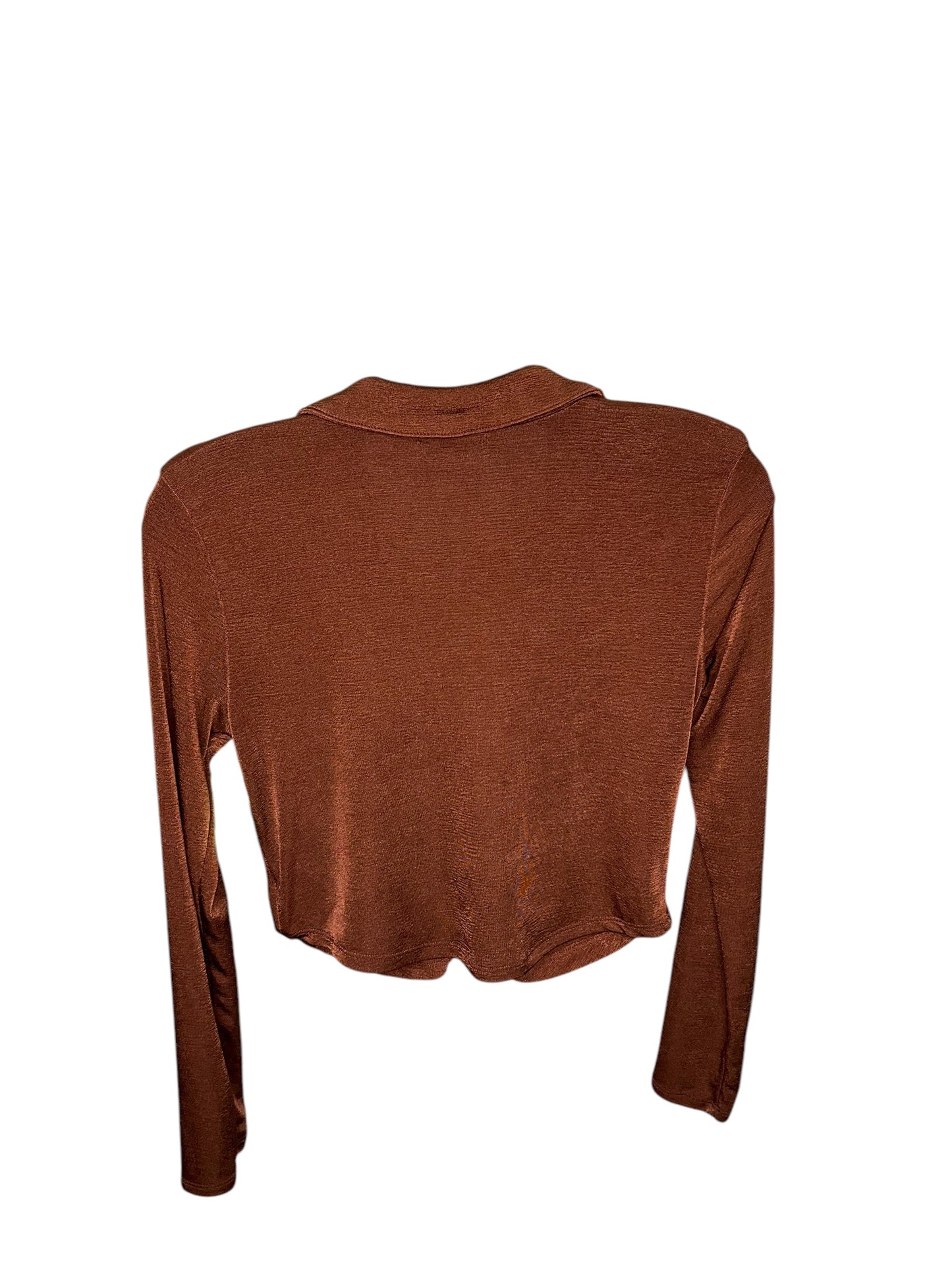 Top Long Sleeve By Altard State In Copper, Size: S