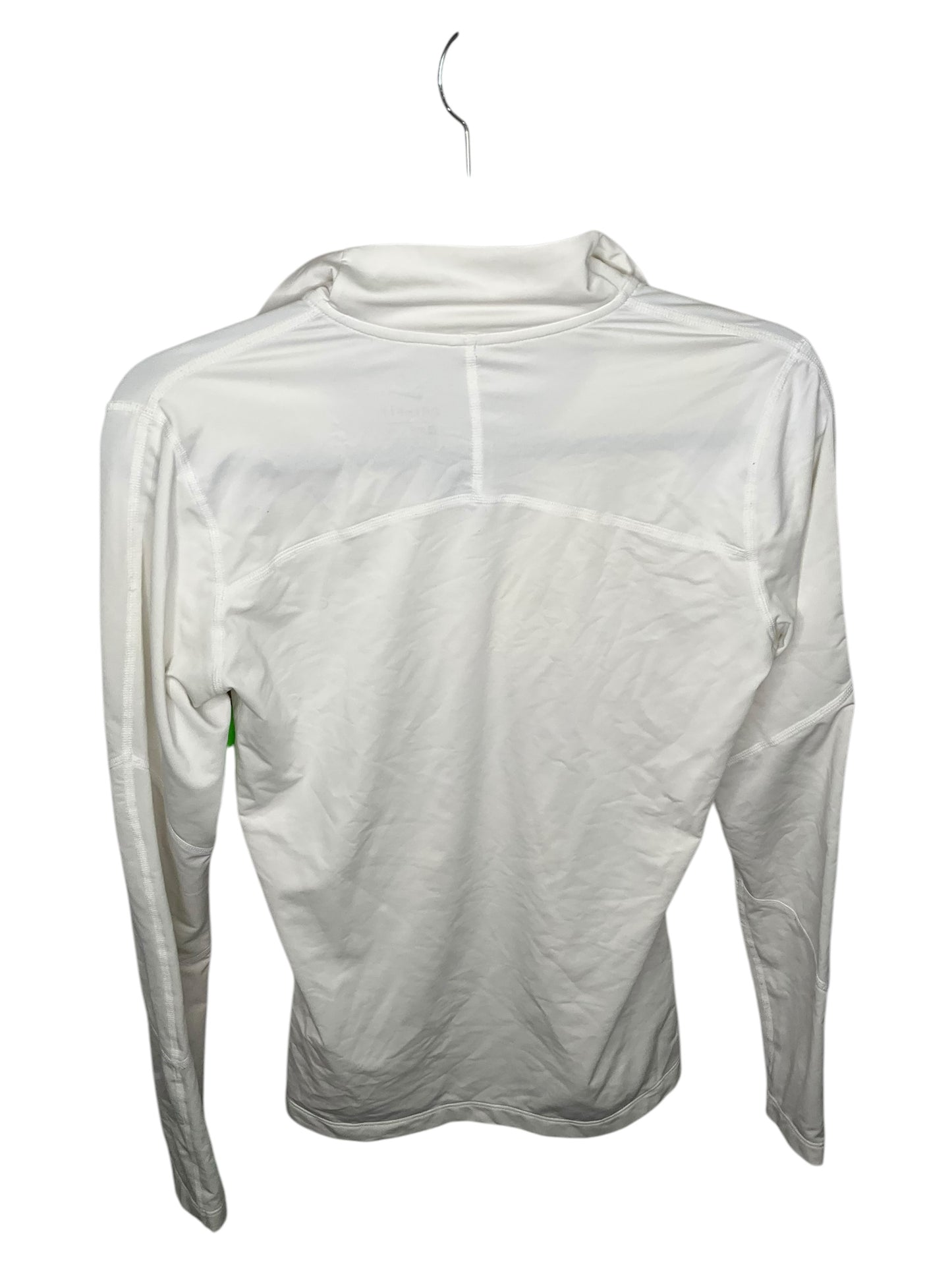 Athletic Jacket By Nike In White, Size: S