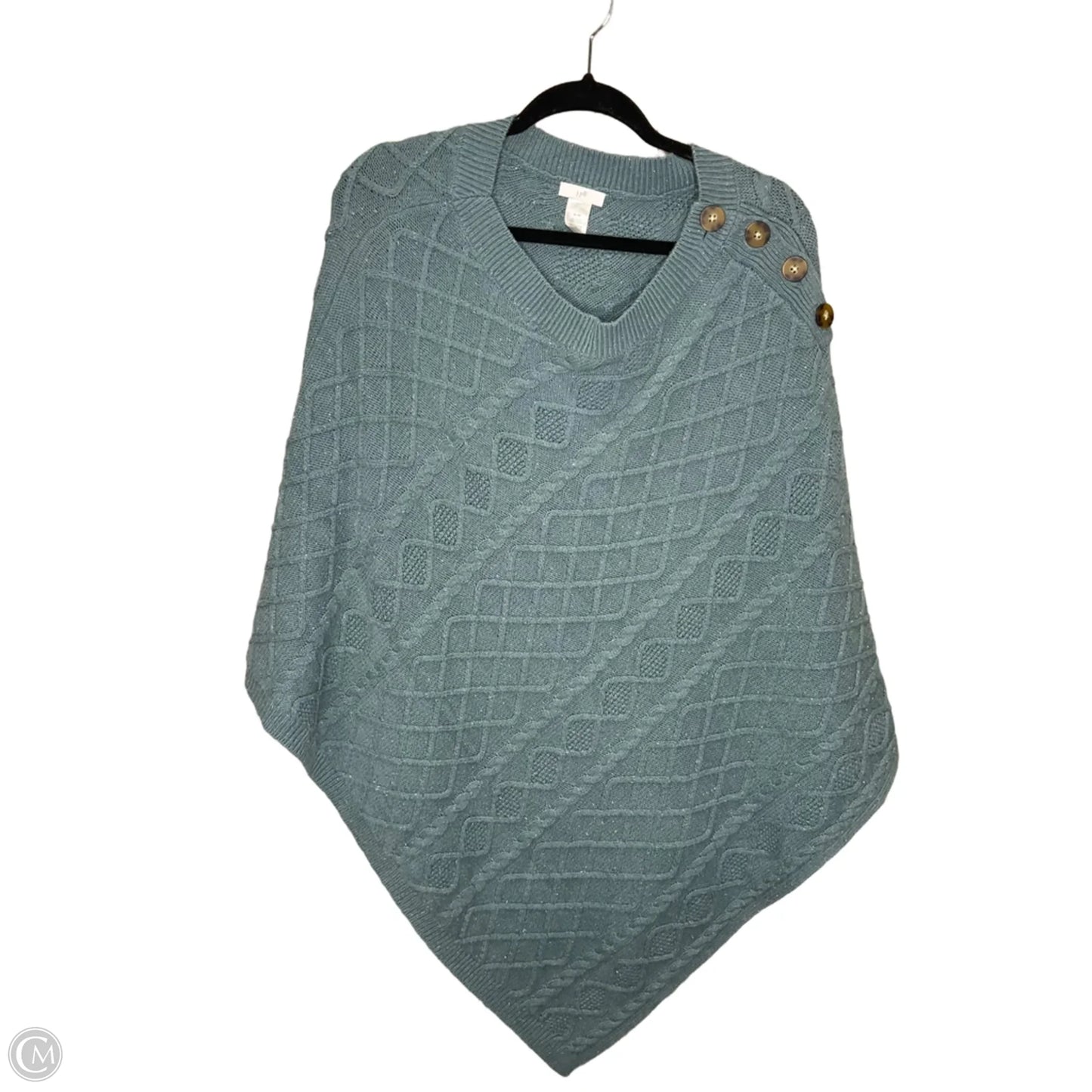 Poncho By J. Jill In Blue, Size: Osfm