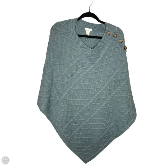 Poncho By J. Jill In Blue, Size: Osfm