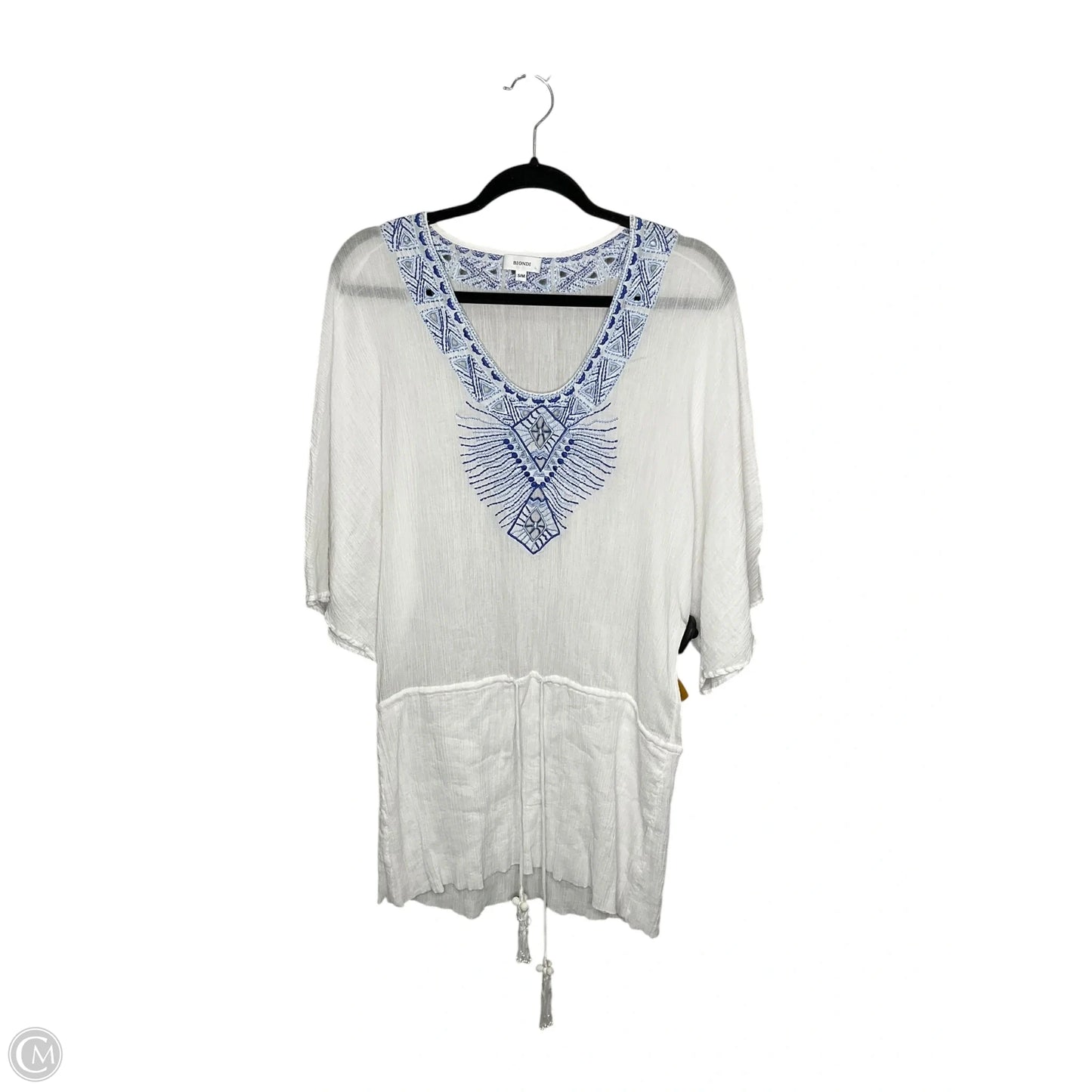 Swimwear Cover-up By Clothes Mentor In White, Size: S