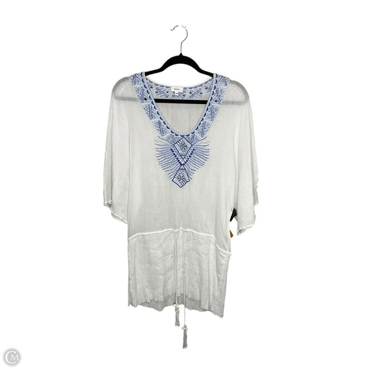 Swimwear Cover-up By Clothes Mentor In White, Size: S