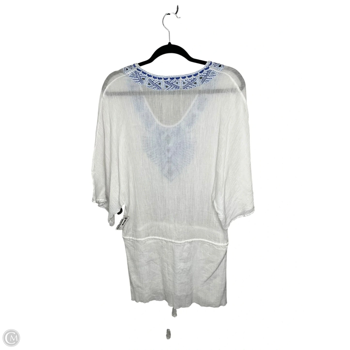 Swimwear Cover-up By Clothes Mentor In White, Size: S