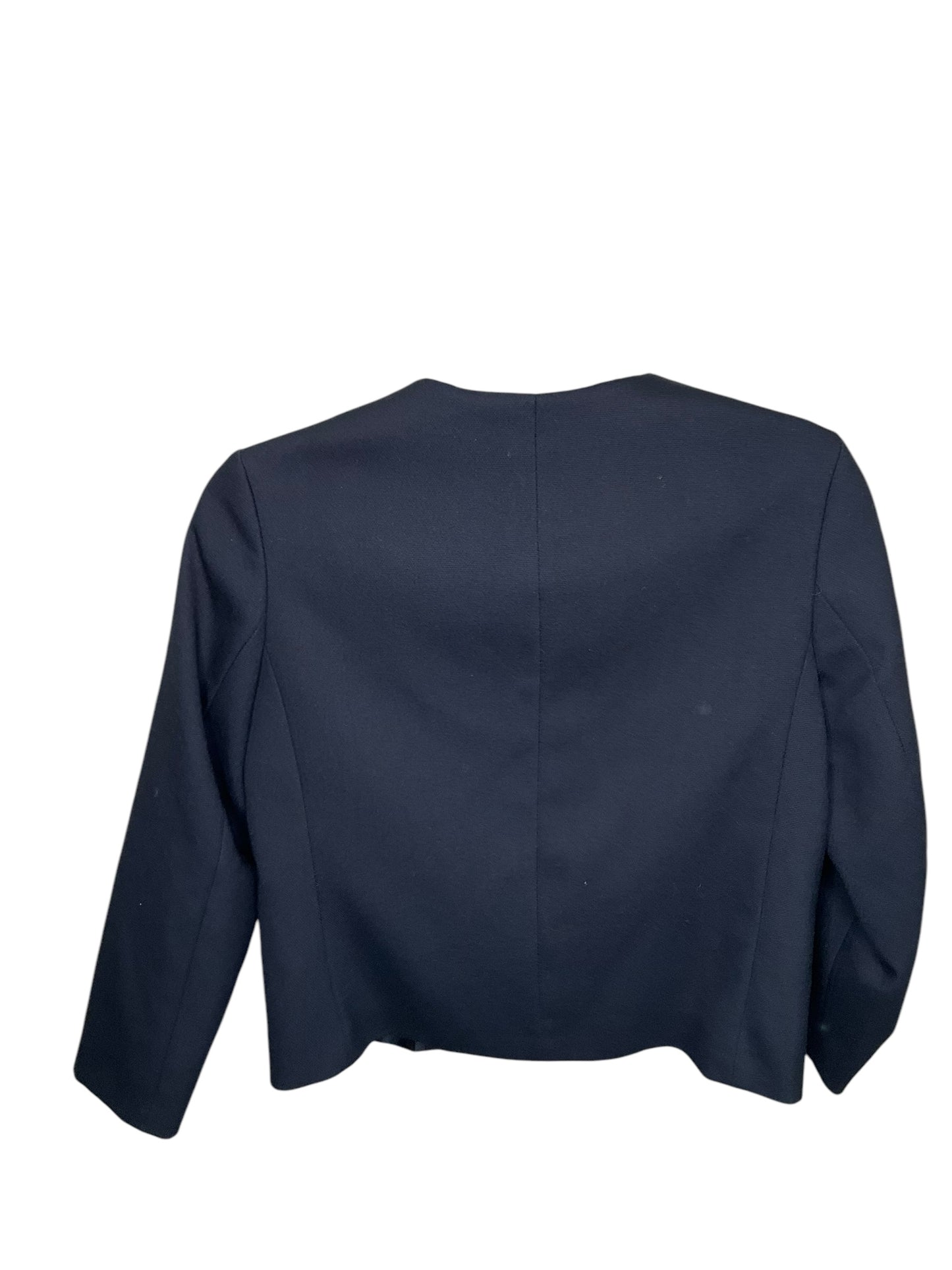 Blazer By Zara Basic In Navy, Size: Xs