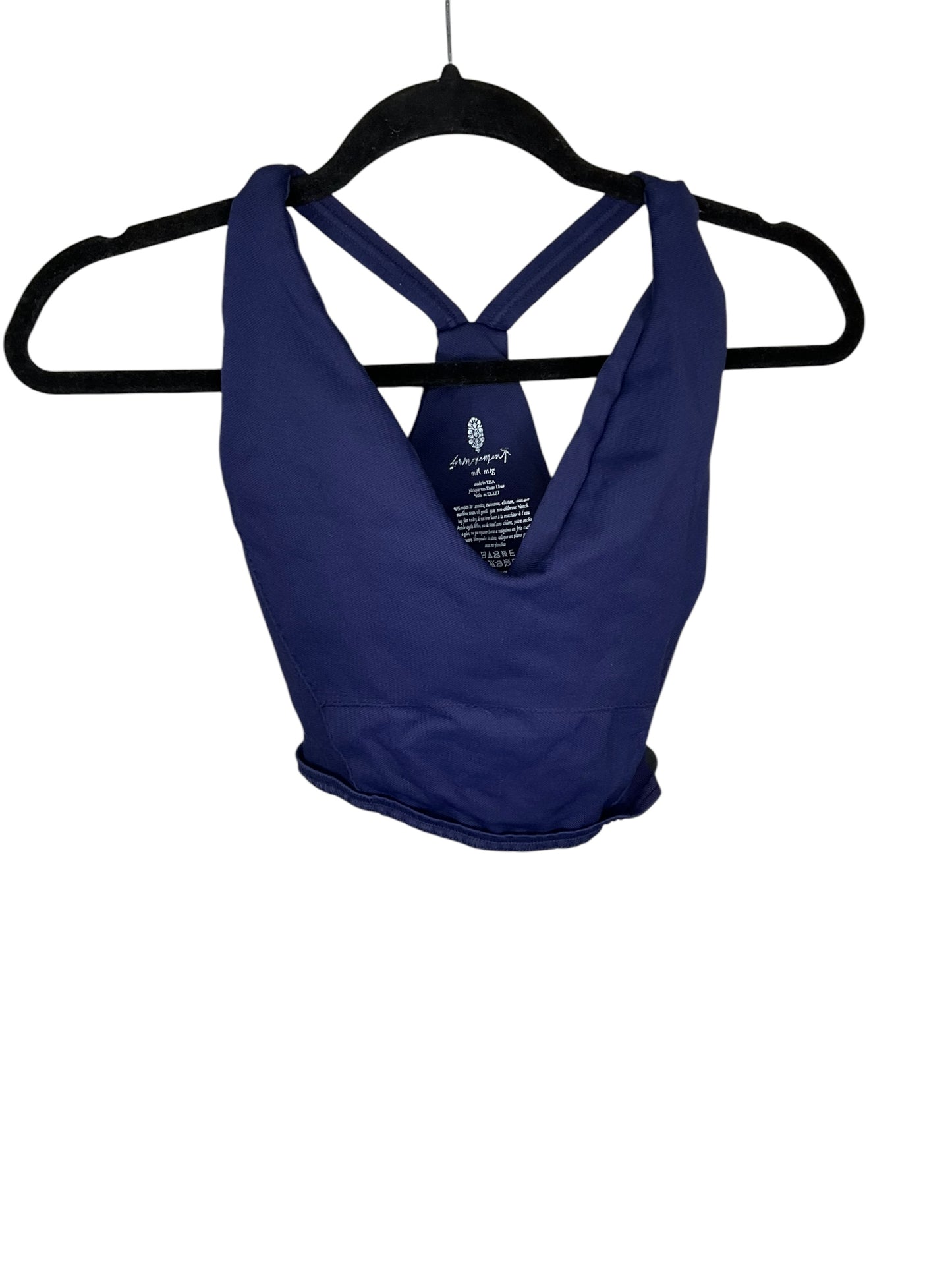 Athletic Bra By Free People In Navy, Size: M