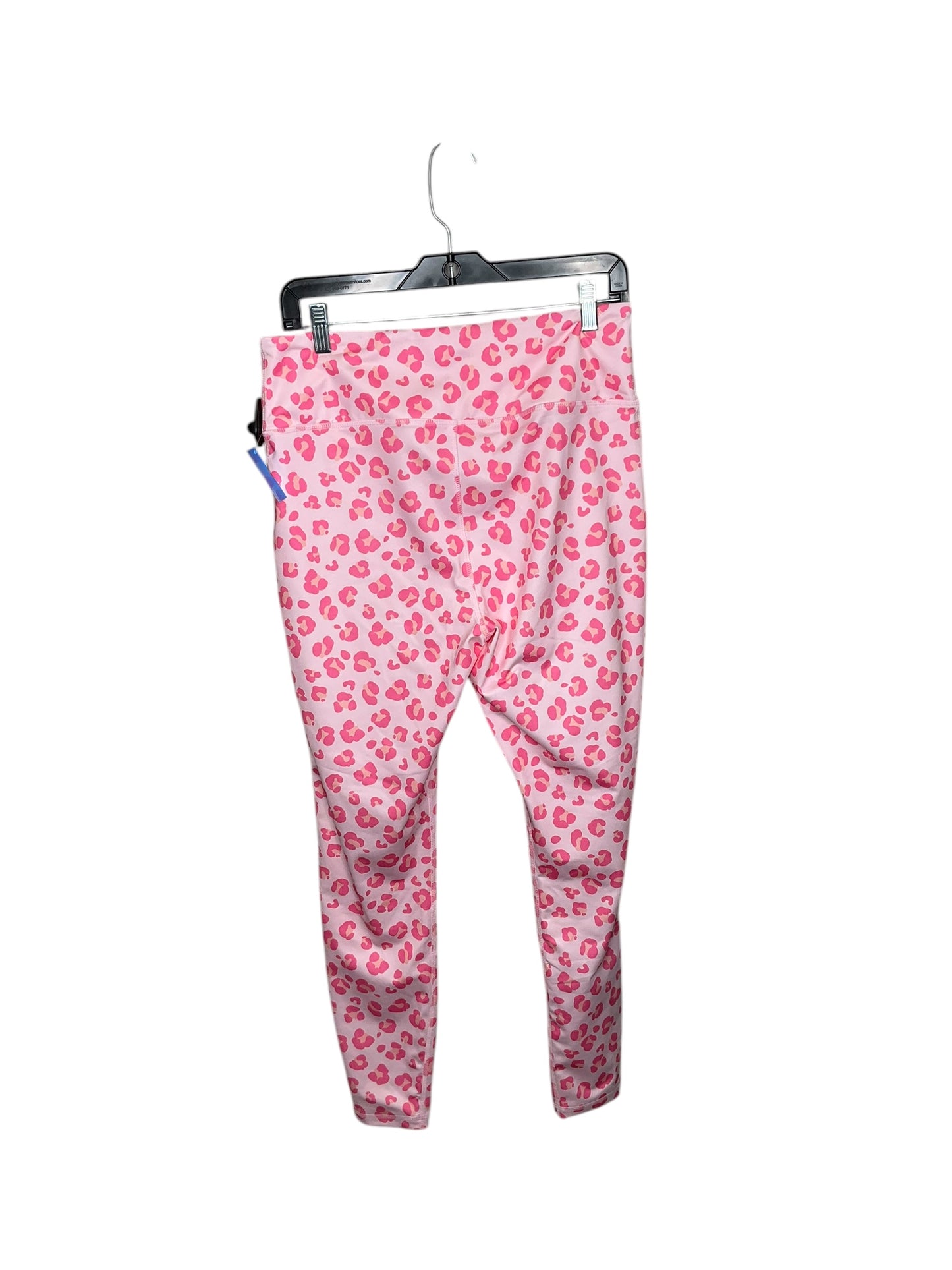 Athletic Leggings By Crown And Ivy In Pink, Size: L