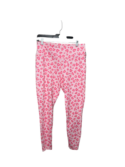 Athletic Leggings By Crown And Ivy In Pink, Size: L