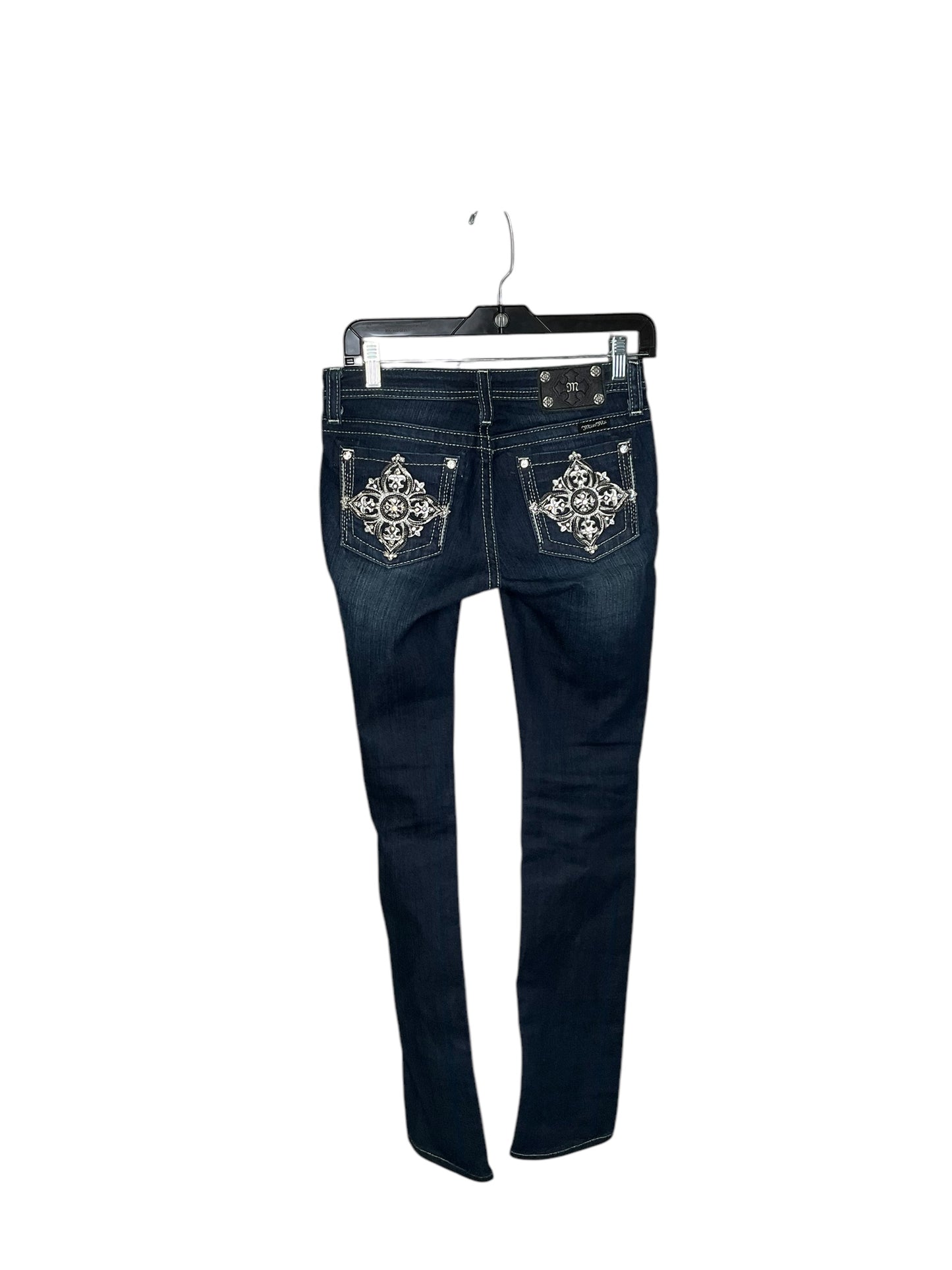 Jeans Skinny By Miss Me In Blue Denim, Size: 0