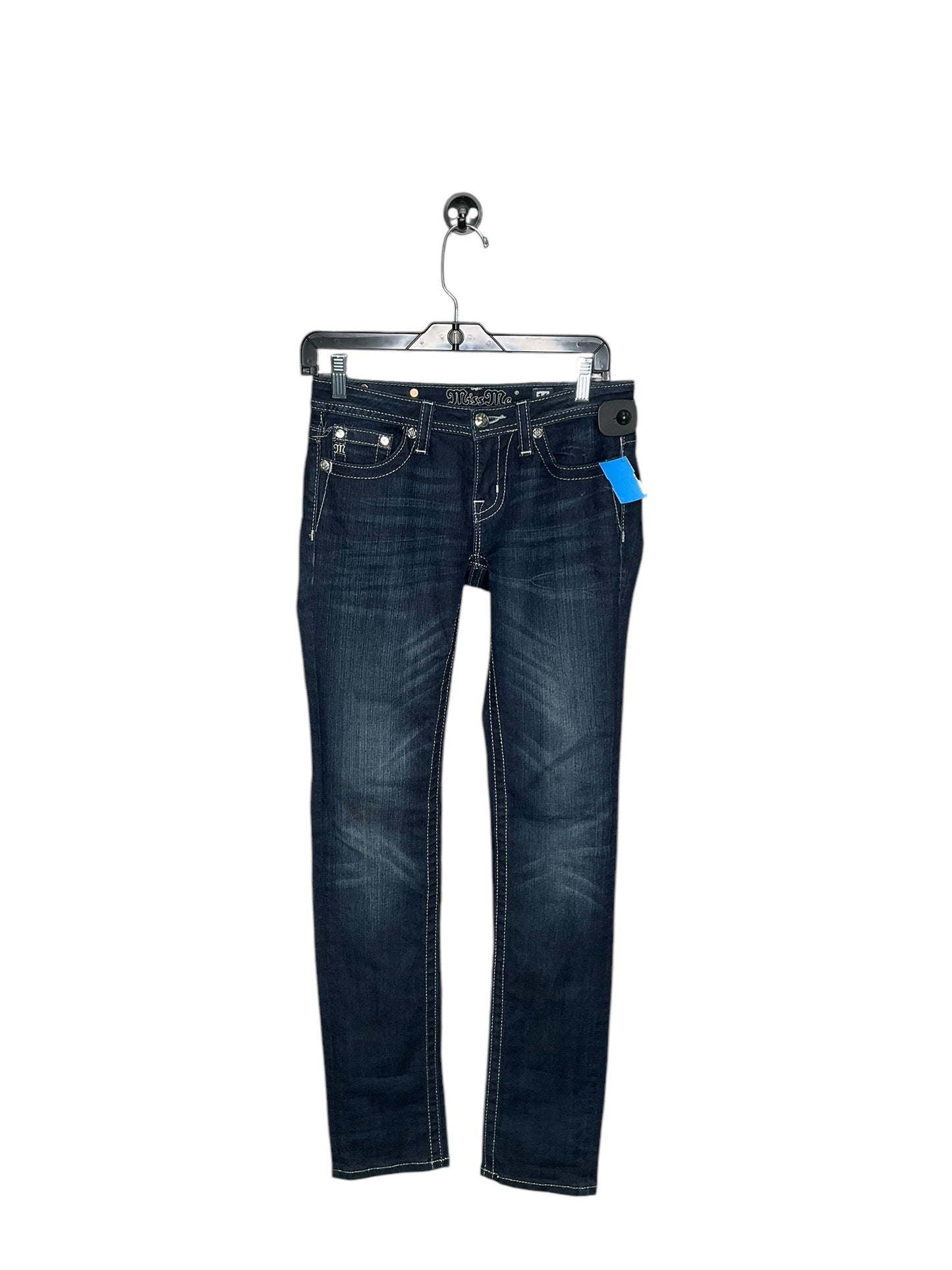 Jeans Skinny By Miss Me In Blue Denim, Size: 0