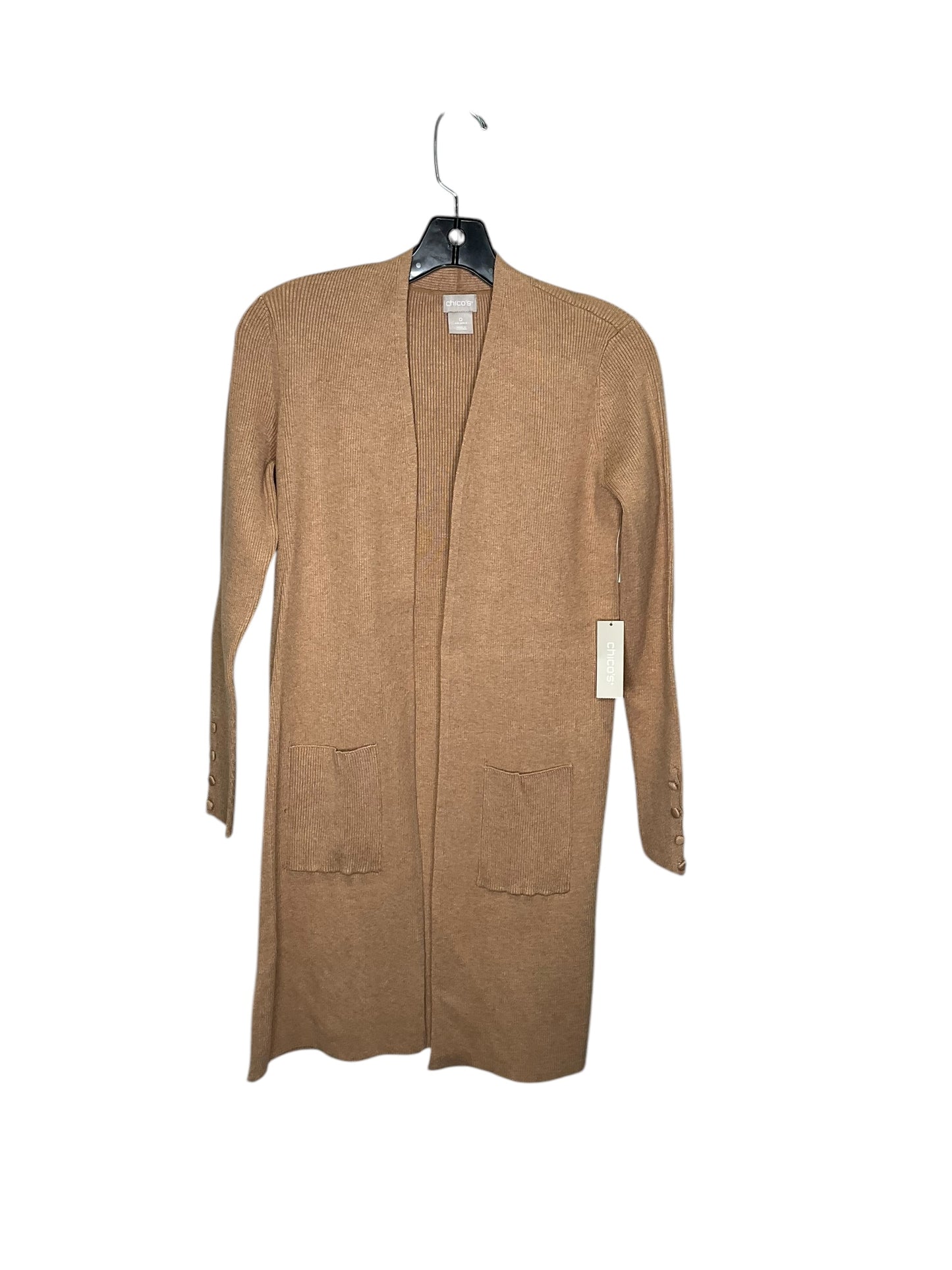 Cardigan By Chicos In Tan, Size: Xs