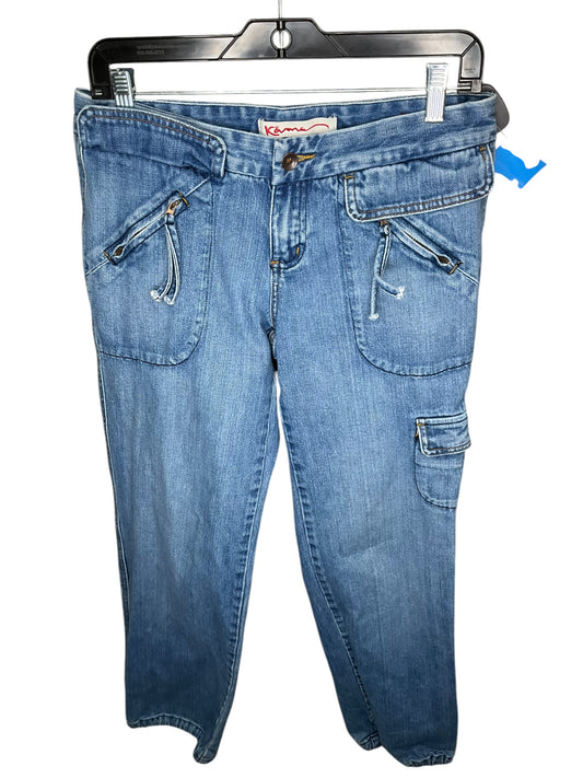 Jeans Wide Leg By Clothes Mentor In Blue Denim, Size: 4