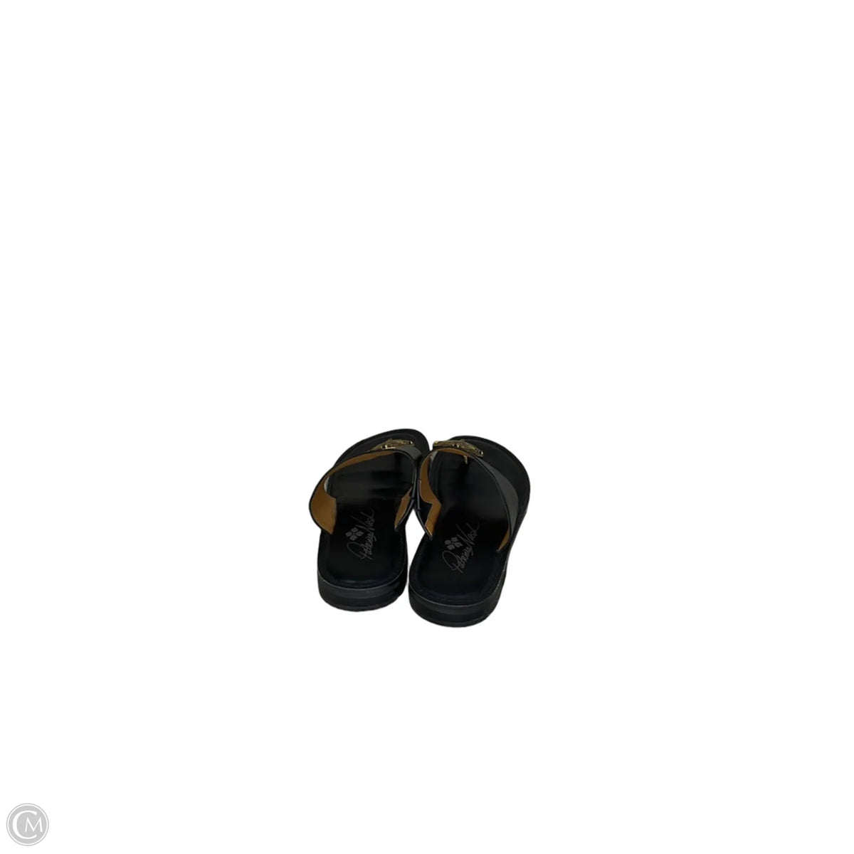 Sandals Designer By Patricia Nash In Black & Gold, Size: 7