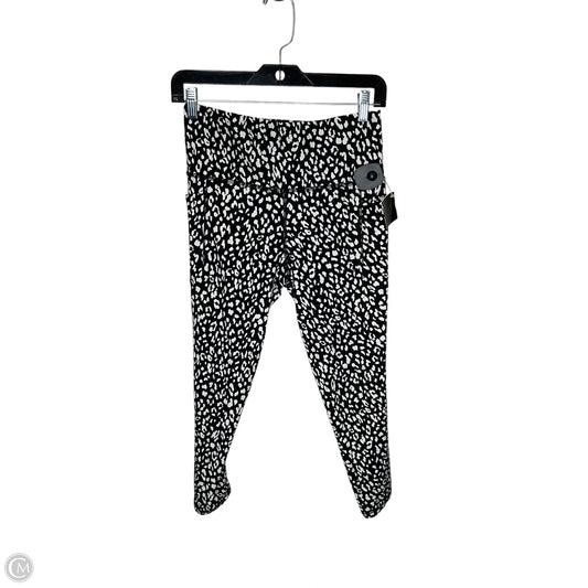 Athletic Leggings By Athleta In Black & White, Size: M