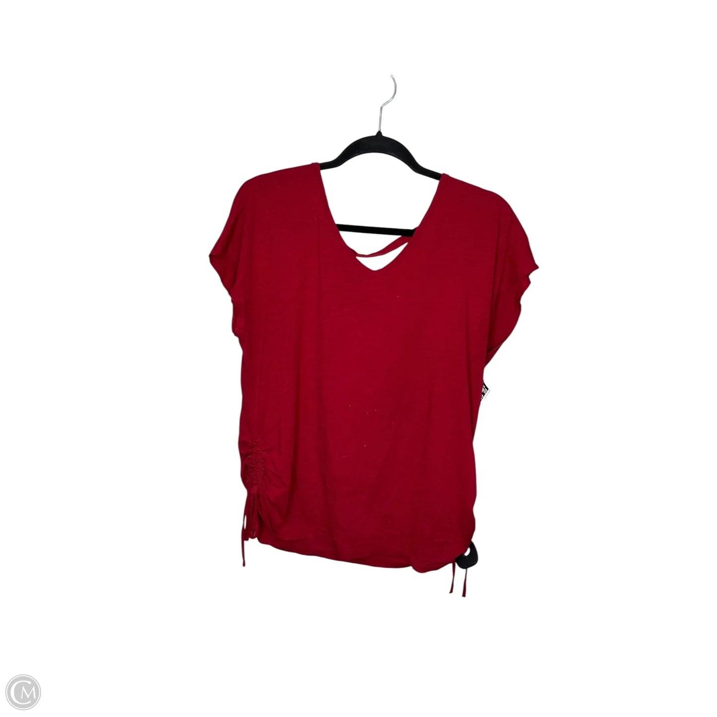 Top Short Sleeve By Clothes Mentor In Red, Size: Xl