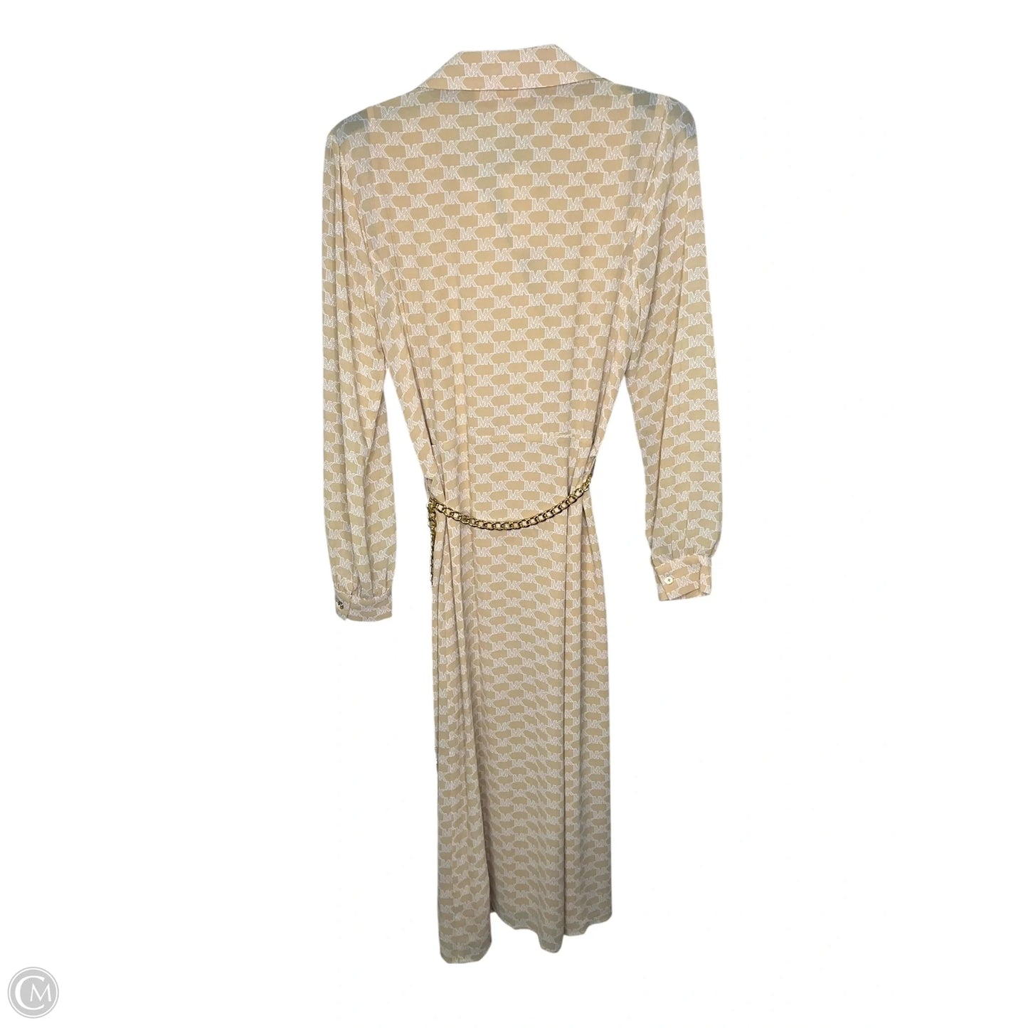 Dress Designer By Michael Kors In Beige, Size: S
