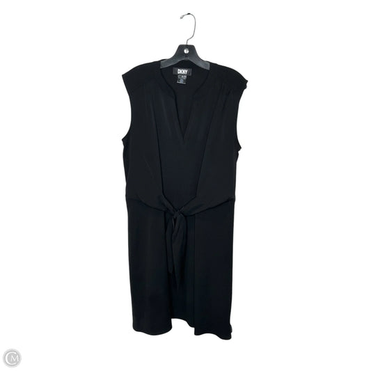 Dress Casual Midi By Dkny In Black, Size: 14