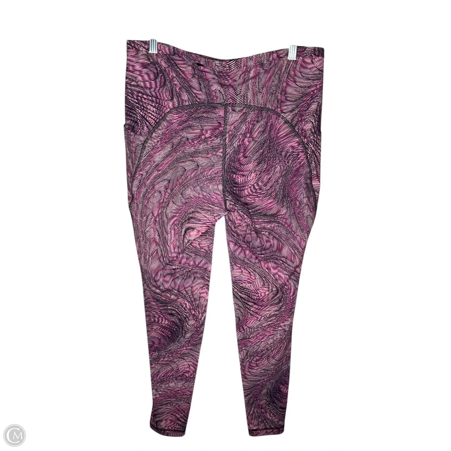 Athletic Leggings By Lululemon In Multi-colored, Size: 10