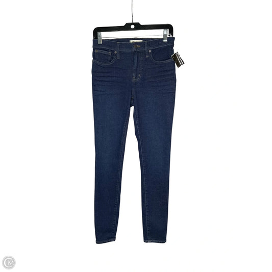 Jeans Skinny By Madewell In Blue, Size: 2
