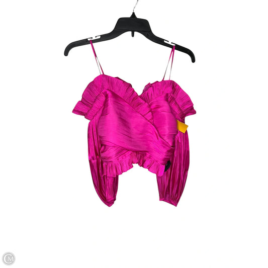 Top 3/4 Sleeve By Mustard Seed In Pink, Size: S