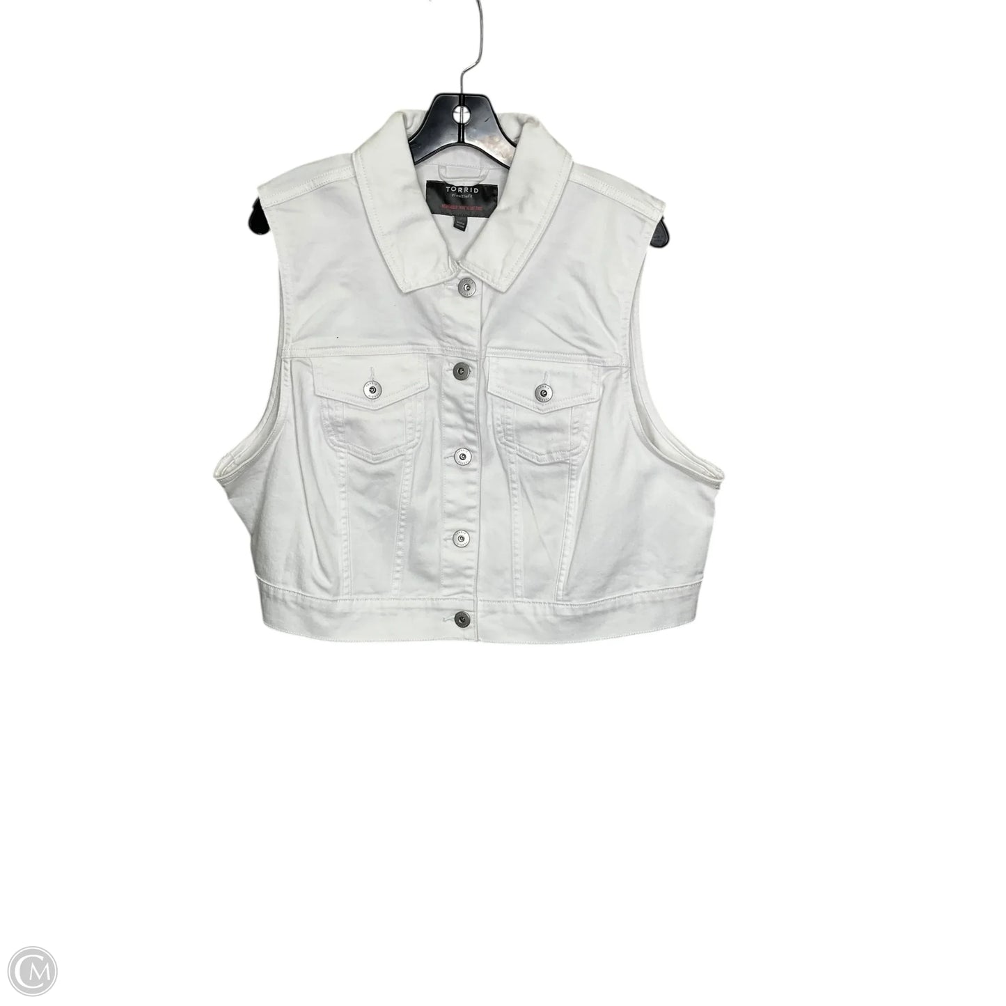 Vest Other By Torrid In White, Size: 2x
