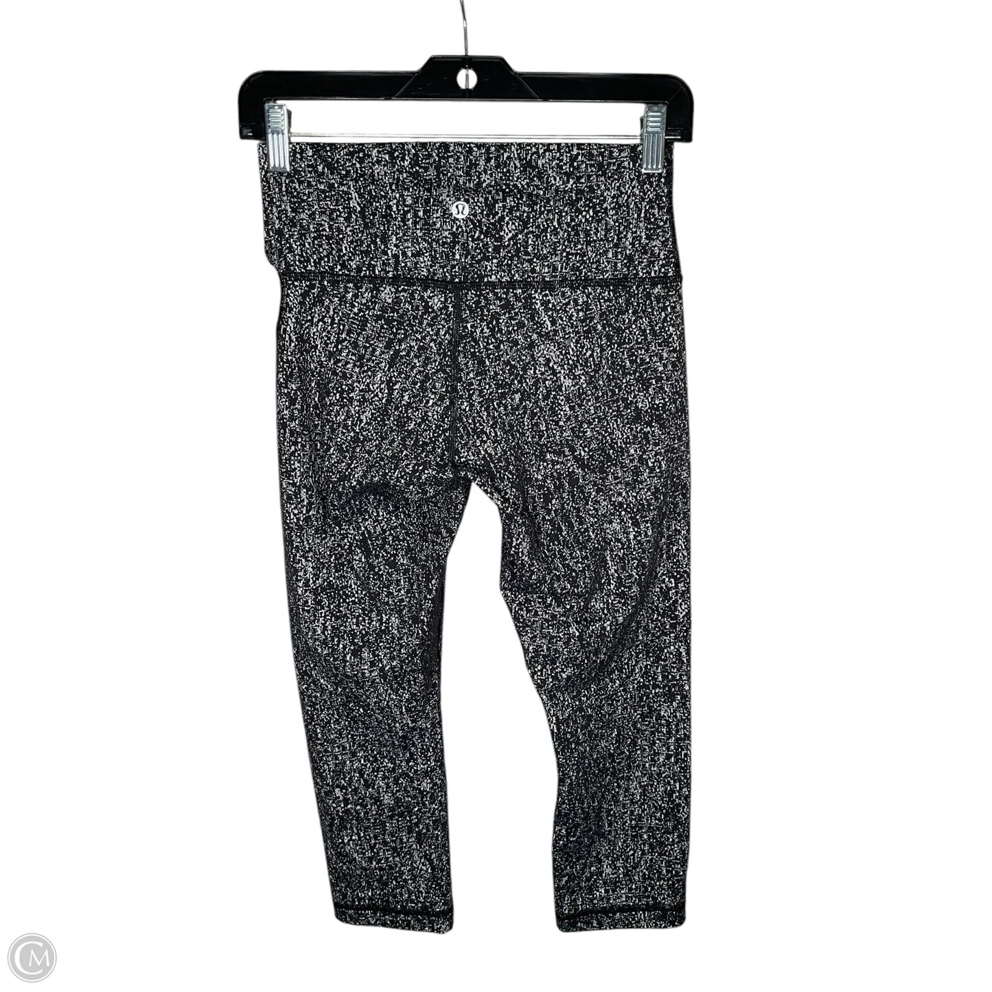 Athletic Leggings By Lululemon In Black & White, Size: 6