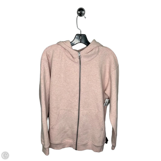 Athletic Sweatshirt Hoodie By Lululemon In Pink, Size: M