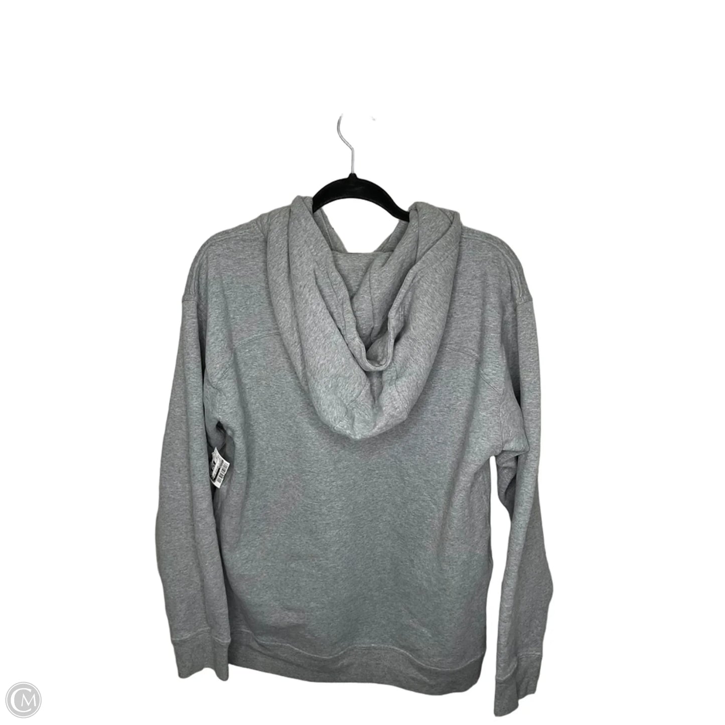 Athletic Sweatshirt Hoodie By Lululemon In Grey, Size: 10