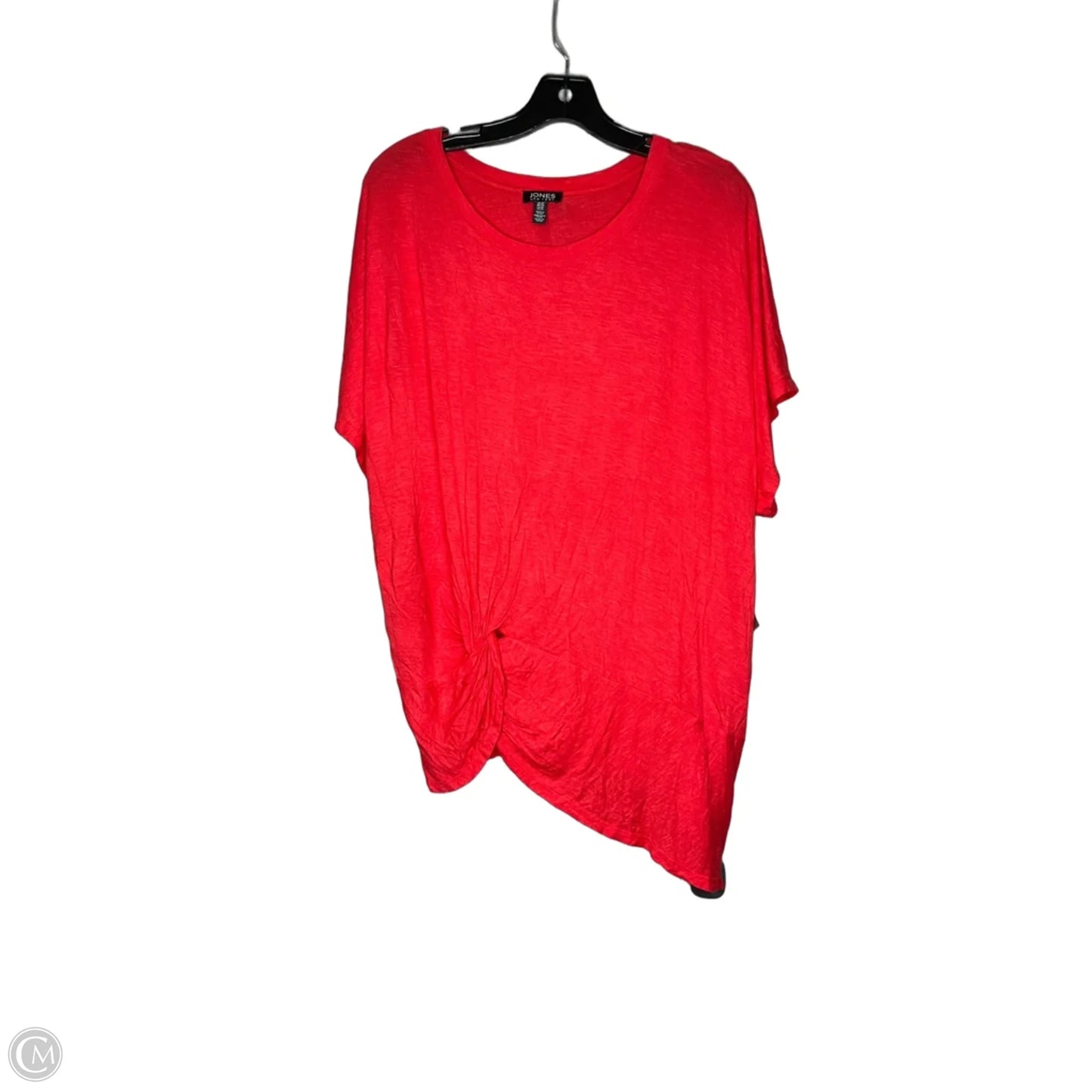 Top Short Sleeve Basic By Jones New York In Orange, Size: 2x