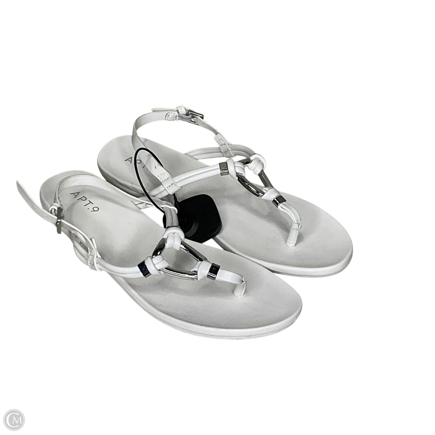 Sandals Flats By Apt 9 In White, Size: 7.5
