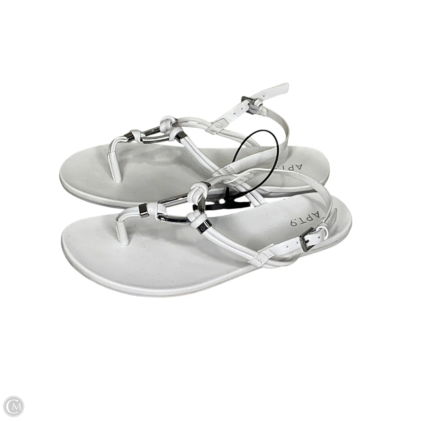 Sandals Flats By Apt 9 In White, Size: 7.5