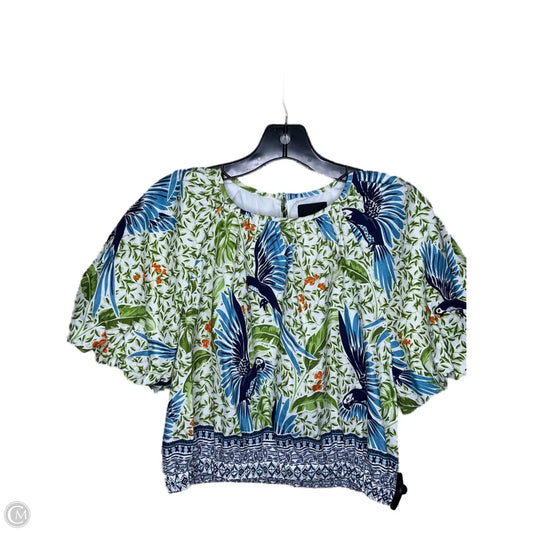 Blouse Short Sleeve By Alex Marie In Multi-colored, Size: M