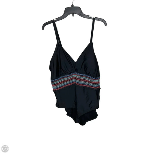 Swimsuit By Dip In Black, Size: 3x