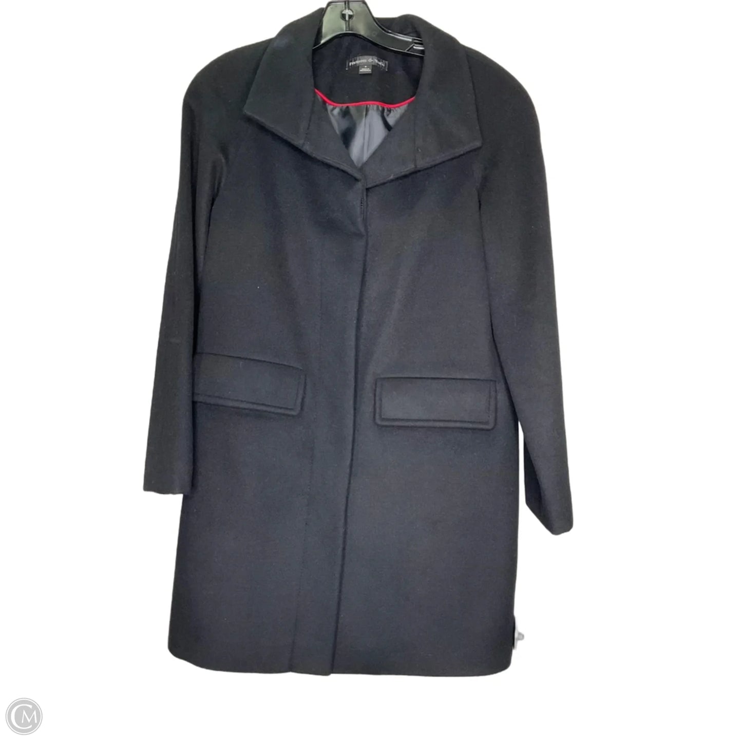 Coat Wool By Preston And New York In Black, Size: 4