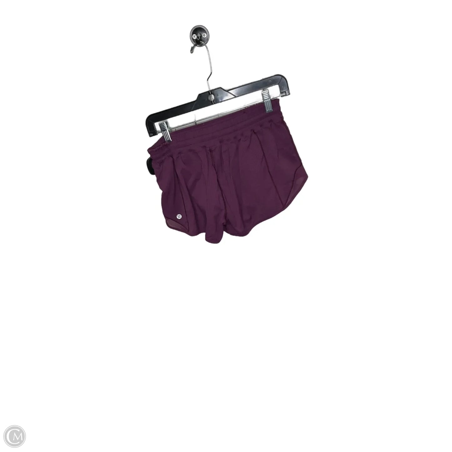 Athletic Shorts By Lululemon In Maroon, Size: 6