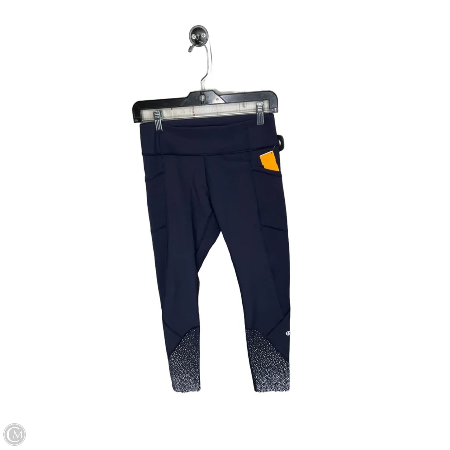 Athletic Leggings By Lululemon In Blue, Size: 6