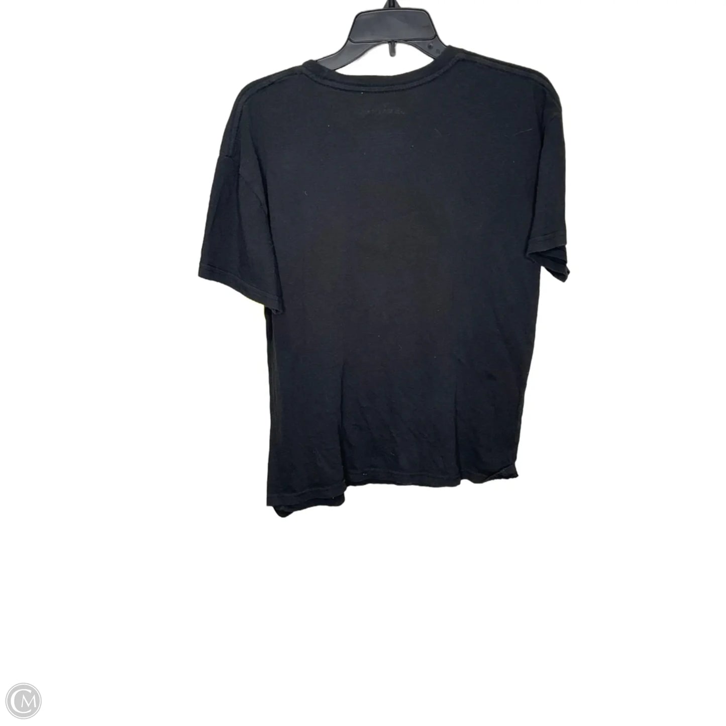 Top Short Sleeve Basic By Clothes Mentor In Black, Size: L