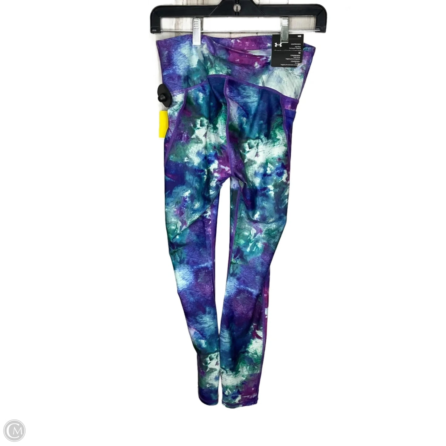 Athletic Leggings By Under Armour In Multi-colored, Size: M